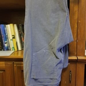 Corduroy straight leg pants